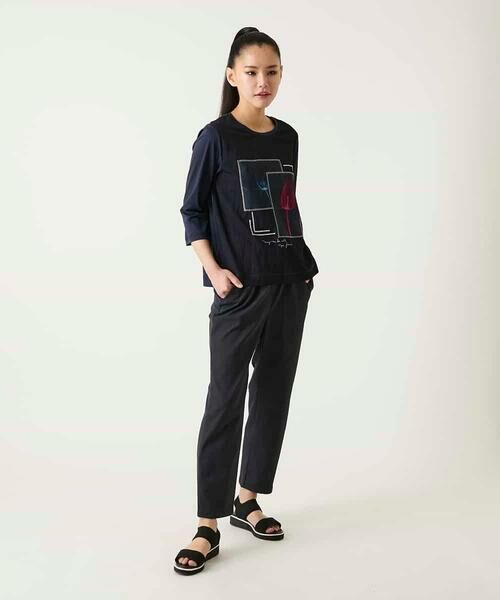 Maison de CINQ / メゾン ドゥ サンク カットソー | 【小さいサイズ】異素材ジョイントコラージュデザインカットソー | 詳細8