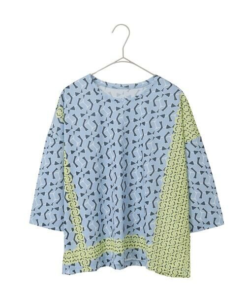 Maison de CINQ / メゾン ドゥ サンク カットソー | 【小さいサイズ】幾何デザインボックスシルエットブラウス | 詳細16