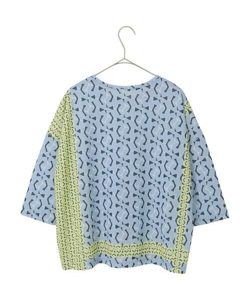 Maison de CINQ / メゾン ドゥ サンク カットソー | 【小さいサイズ】幾何デザインボックスシルエットブラウス | 詳細17