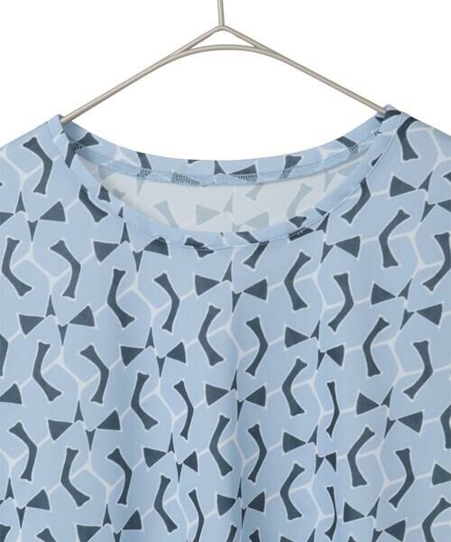 Maison de CINQ / メゾン ドゥ サンク カットソー | 【小さいサイズ】幾何デザインボックスシルエットブラウス | 詳細18