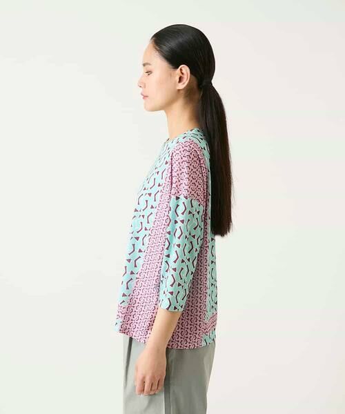 Maison de CINQ / メゾン ドゥ サンク カットソー | 【小さいサイズ】幾何デザインボックスシルエットブラウス | 詳細8