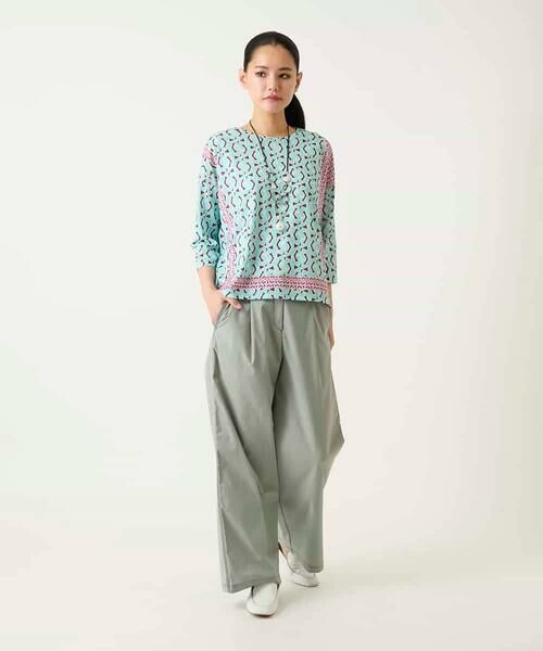 Maison de CINQ / メゾン ドゥ サンク その他パンツ | 【小さいサイズ】リネンライクイージーワイドパンツ | 詳細18