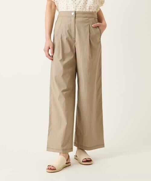Maison de CINQ / メゾン ドゥ サンク その他パンツ | 【小さいサイズ】リネンライクイージーワイドパンツ | 詳細2