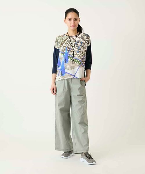 Maison de CINQ / メゾン ドゥ サンク その他パンツ | 【小さいサイズ】リネンライクイージーワイドパンツ | 詳細20