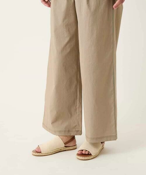 Maison de CINQ / メゾン ドゥ サンク その他パンツ | 【小さいサイズ】リネンライクイージーワイドパンツ | 詳細9