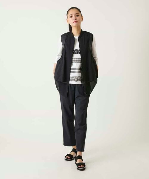 Maison de CINQ / メゾン ドゥ サンク チノ・ワークパンツ | 【小さいサイズ】ボディシェルテーパードイージーパンツ | 詳細11