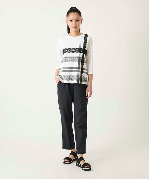 Maison de CINQ / メゾン ドゥ サンク チノ・ワークパンツ | 【小さいサイズ】ボディシェルテーパードイージーパンツ | 詳細12