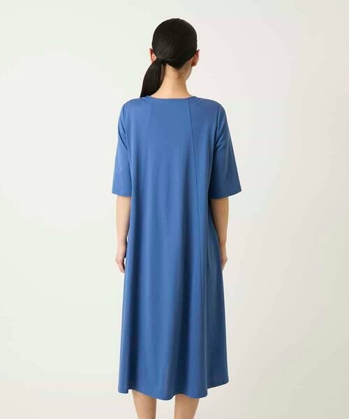 Maison de CINQ / メゾン ドゥ サンク ロング・マキシ丈ワンピース | 【小さいサイズ】切り替えフレアジャージーワンピース | 詳細2