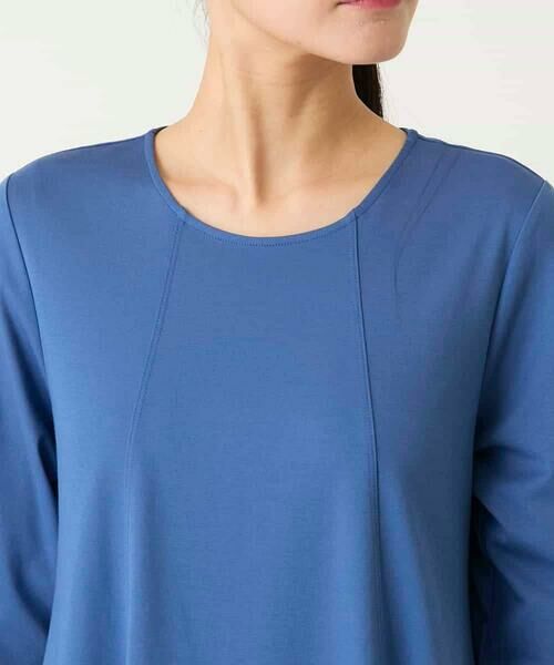 Maison de CINQ / メゾン ドゥ サンク ロング・マキシ丈ワンピース | 【小さいサイズ】切り替えフレアジャージーワンピース | 詳細3