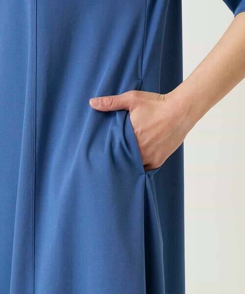 Maison de CINQ / メゾン ドゥ サンク ロング・マキシ丈ワンピース | 【小さいサイズ】切り替えフレアジャージーワンピース | 詳細6