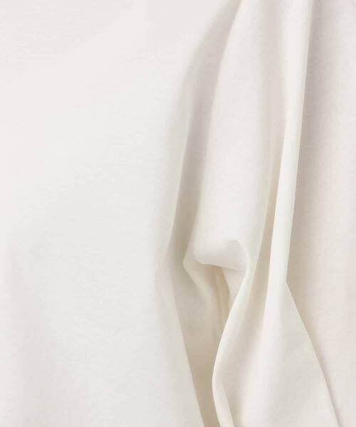 Maison de CINQ / メゾン ドゥ サンク カットソー | 【小さいサイズ】[接触冷感/洗える]シルケットスムース タックスリーブカットソー | 詳細27