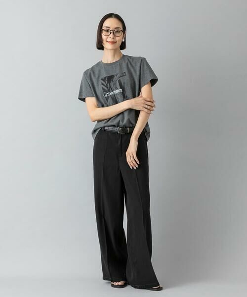 Maison de CINQ / メゾン ドゥ サンク カットソー | [小さいサイズ]フォトTシャツ | 詳細1