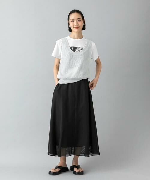 Maison de CINQ / メゾン ドゥ サンク カットソー | [小さいサイズ]フォトTシャツ | 詳細9