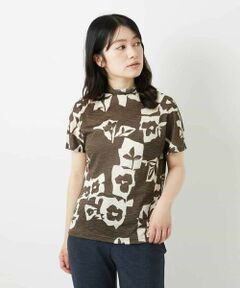 Maison de CINQ / メゾン ドゥ サンク カットソー | [日本製]アイアスポップフラワープリントカットソー