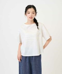 Maison de CINQ / メゾン ドゥ サンク カットソー | [日本製]シルケット天竺カットソー