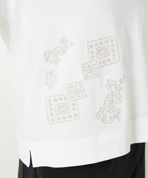 Maison de CINQ / メゾン ドゥ サンク カットソー | コットン天竺刺繍カットソー | 詳細23