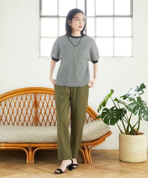 Maison de CINQ / メゾン ドゥ サンク ショート・ハーフ・半端丈パンツ | ハイストレッチベイカーパンツ | 詳細1