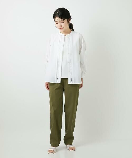 Maison de CINQ / メゾン ドゥ サンク ショート・ハーフ・半端丈パンツ | ハイストレッチベイカーパンツ | 詳細5