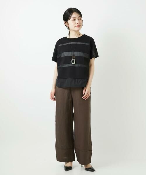 Maison de CINQ / メゾン ドゥ サンク その他パンツ | [セットアップ対応]フレンチリネンハシゴレースワイドパンツ | 詳細7