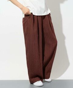 Maison de CINQ / メゾン ドゥ サンク その他パンツ | ランダムピンストライプドビーバレルパンツ