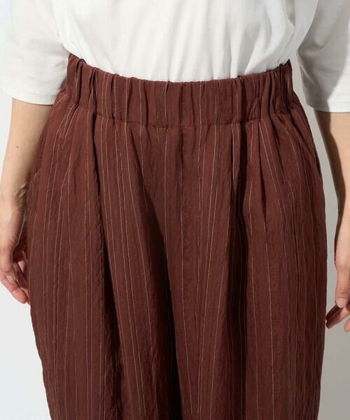 Maison de CINQ / メゾン ドゥ サンク その他パンツ | ランダムピンストライプドビーバレルパンツ | 詳細6