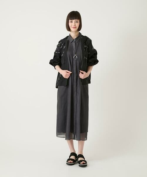 Maison de CINQ / メゾン ドゥ サンク その他アウター | 【小さいサイズ】オパールロゴジョイントデザインブルゾン | 詳細18