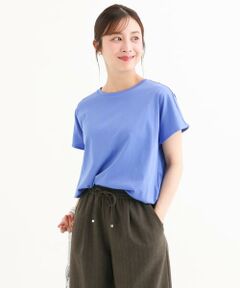Maison de CINQ / メゾン ドゥ サンク カットソー | 【小さいサイズ】[接触冷感/洗える]裾ドロストデザインカットソー