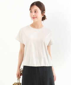 Maison de CINQ / メゾン ドゥ サンク カットソー | 【小さいサイズ】[接触冷感/洗える]裾ドロストデザインカットソー