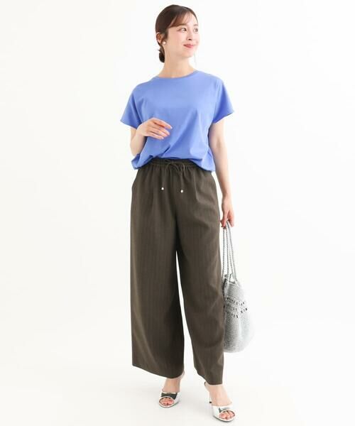 Maison de CINQ / メゾン ドゥ サンク カットソー | 【小さいサイズ】[接触冷感/洗える]裾ドロストデザインカットソー | 詳細5