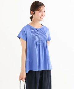 Maison de CINQ / メゾン ドゥ サンク カットソー | 【小さいサイズ】[接触冷感/洗える]シルケット天竺Aラインカットソー