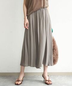 Maison de CINQ / メゾン ドゥ サンク その他パンツ | 【小さいサイズ】[瞬美シリーズ/UVカット/接触冷感/洗える]サテンガウチョパンツ