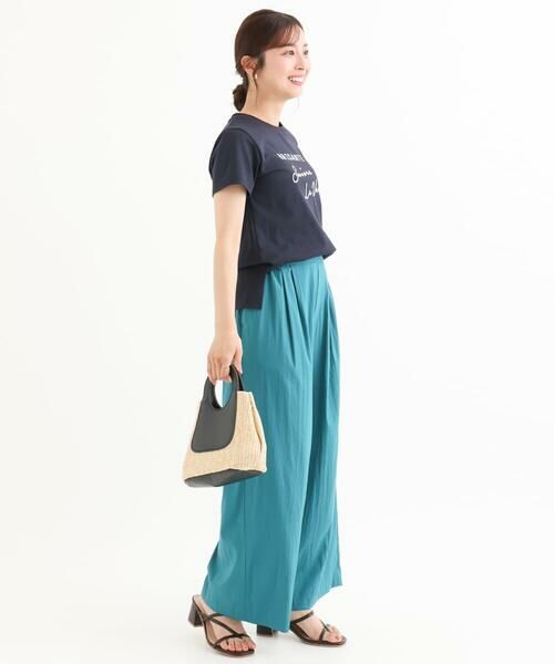 Maison de CINQ / メゾン ドゥ サンク その他パンツ | 【小さいサイズ】[接触冷感/洗える]リラクシーワイドパンツ | 詳細8
