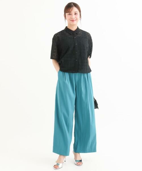 Maison de CINQ / メゾン ドゥ サンク その他パンツ | 【小さいサイズ】[接触冷感/洗える]リラクシーワイドパンツ | 詳細9