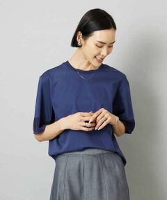 Maison de CINQ / メゾン ドゥ サンク カットソー | [小さいサイズ]袖口メッシュプルオーバー