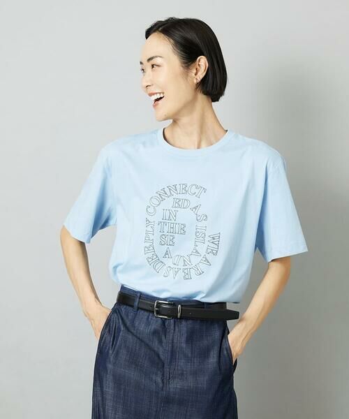 Maison de CINQ / メゾン ドゥ サンク カットソー | [小さいサイズ]透明箔プリントTシャツ | 詳細15