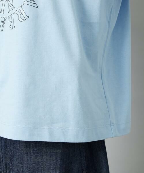 Maison de CINQ / メゾン ドゥ サンク カットソー | [小さいサイズ]透明箔プリントTシャツ | 詳細23