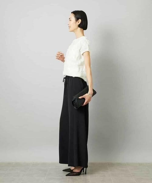 Maison de CINQ / メゾン ドゥ サンク その他パンツ | [小さいサイズ][リラックスボトム]ドローストリング ワイドパンツ | 詳細16
