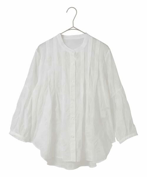 Maison de CINQ / メゾン ドゥ サンク シャツ・ブラウス | 【小さいサイズ】幾何デザインオーバーシルエットブラウス /洗える | 詳細26