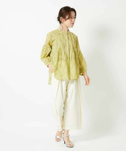 Maison de CINQ / メゾン ドゥ サンク シャツ・ブラウス | 【小さいサイズ】幾何デザインオーバーシルエットブラウス /洗える | 詳細6