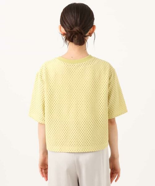 Maison de CINQ / メゾン ドゥ サンク カットソー | 【小さいサイズ】[洗える]ドット調アイレット レースTシャツ | 詳細15