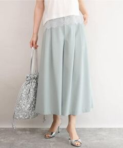 Maison de CINQ / メゾン ドゥ サンク その他パンツ | 【小さいサイズ】[瞬美シリーズ/UVカット/接触冷感/速乾/洗濯機で洗える]トリコット ワイドクロップドパンツ