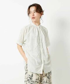 Maison de CINQ / メゾン ドゥ サンク シャツ・ブラウス | コットンレーヨンボイルブラウス