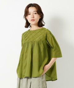 Maison de CINQ / メゾン ドゥ サンク シャツ・ブラウス | コットンレーヨンボイルプルオーバーブラウス