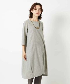 Maison de CINQ / メゾン ドゥ サンク ロング・マキシ丈ワンピース | コットンリネンコクーンラインワンピース