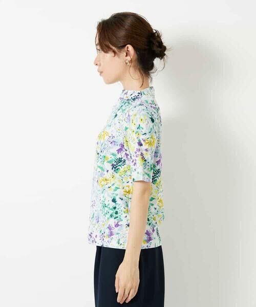 Maison de CINQ / メゾン ドゥ サンク カットソー | 水彩フラワープリントTシャツ | 詳細14