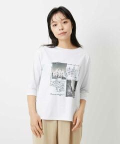 Maison de CINQ / メゾン ドゥ サンク カットソー | 天竺フォトプリントTシャツ