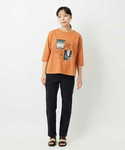 Maison de CINQ / メゾン ドゥ サンク カットソー | 天竺フォトプリントTシャツ | 詳細1