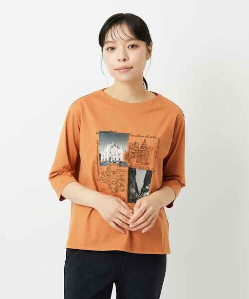 Maison de CINQ / メゾン ドゥ サンク カットソー | 天竺フォトプリントTシャツ | 詳細18