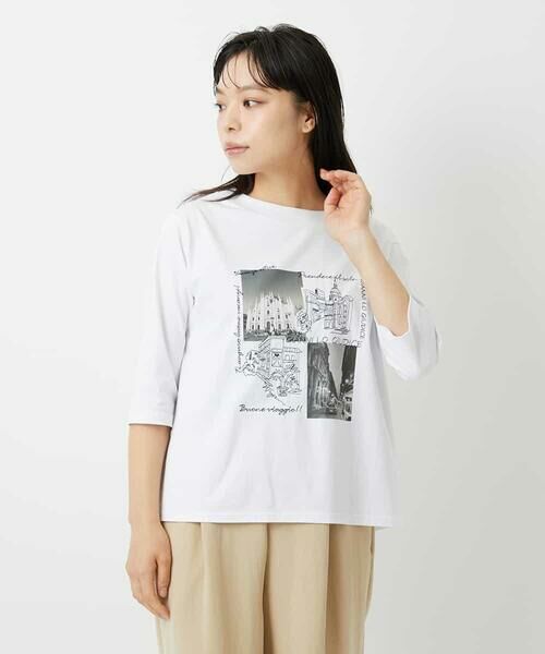 Maison de CINQ / メゾン ドゥ サンク カットソー | 天竺フォトプリントTシャツ | 詳細19