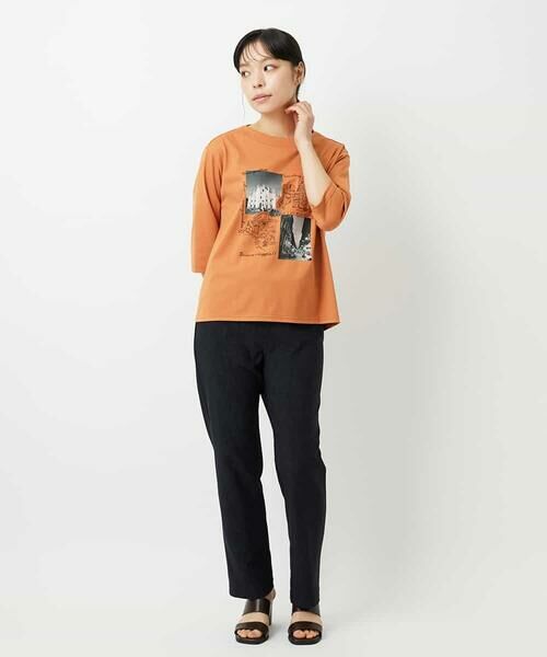 Maison de CINQ / メゾン ドゥ サンク カットソー | 天竺フォトプリントTシャツ | 詳細3